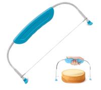 Ji liangli Cortador Rebanadora Pasteles,Cortador de Tartas Profesional de Acero Inoxidable Altura Ajustable Rebanador y Nivelador para Capas Uniformes Ideal para Bizcochos Pan y Postres Caseros