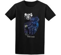 ji Nocturnus The Key T-Shirt Funny Top Graphic tee for Men Black L