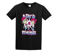 JI YANG HONG A Day To Remember Assemble Design Black and White Photo Simple Super T-Shirt Black S