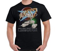 JI YANG HONG Blakes 7 LIberator and Logo Adult T-Shirt Short-Sleeved Shirt Top Sweatshirt T-Shirt Black M