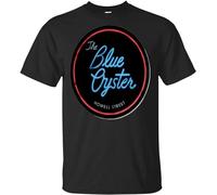 JI YANG HONG Cool Blue Oyster Police Academy Comedy Film Movie Tumblr 80s 90s Retro T-Shirt T-Shirt Black 3XL