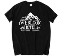 JI YANG HONG Overlook Hotel Funny Scary Movie 70S 80S Shining Jack Creepy Slasher Horror Vintage Retro Mens T-Shirt T-Shirt Black XL