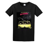 JI YANG HONG Ry Cooder Into The Purple Valley Simple Distressed Classic Breathable Base T-Shirt Black S