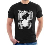 JI YANG HONG Technics T-Shirt Kid Teach Them Well Vinyl DJ S39 T-Shirt Black M