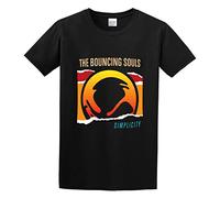 JI YANG HONG The Bouncing Souls Simplicity Base Interesting Classic Loose Sports Competition T-Shirt Black XL