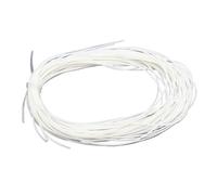 JIA Cordón de silicona sólida de 1/2/5 metros, diámetro de 1 mm a 25 mm, junta de goma blanca, tiras de sellado, junta tórica, impermeable, resistente a altas temperaturas(Diameter 6mm,5 meters)