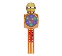 JIA Micrófono para niños, Apto para Uso Interior y Exterior - Los Mejores Regalos,Oro