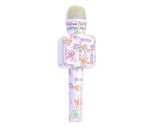 JIA Micrófono para niños, de Bolsillo inalámbrico Bluetooth portátil micrófono de Karaoke máquina, Apto para Uso Interior y Exterior,Butterfly