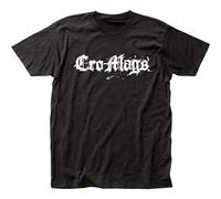 JIA YU HAO CRO-Mags Logo Jersey Unisex 100% Cotton Short-Sleeve T-Shirts Black L