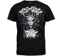 JIA YU HAO Danzig - Circle of Snakes T-Shirt Black Unisex 100% Cotton Short-Sleeve T-Shirts Black S