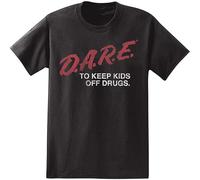 JIA YU HAO Hope Johnson To Keep Kids Off Drugs Unisex 100% Cotton Short-Sleeve T-Shirts Black S