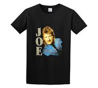 JIA YU HAO Joe Diffie Country Music Fans Unisex 100% Cotton Short-Sleeve T-Shirts Black S
