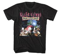 JIA YU HAO Killer Klowns from Outer Space Movie Poster It's Crazy Clown Unisex 100% Cotton Short-Sleeve T-Shirts Black M