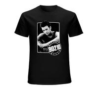 JIA YU HAO Luke Perry Beverly Hills 90210 Thanks For The Memories Unisex 100% Cotton Short-Sleeve T-Shirts Black L