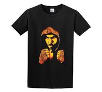 JIA YU HAO Manny The Destroyer Man Pacquiao Sketch Unisex 100% Cotton Short-Sleeve T-Shirts Black M