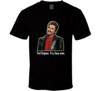 JIA YU HAO Norm Macdonald Turd Ferguson Unisex 100% Cotton Short-Sleeve T-Shirts Black XL