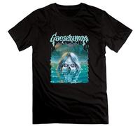 JIA YU HAO Novelty Goosebumps Unisex 100% Cotton Short-Sleeve T-Shirts Black XXL