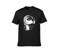 JIA YU HAO Phantom of The Paradise Unisex 100% Cotton Short-Sleeve T-Shirts Black S