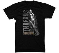 JIA YU HAO Sheryl Crow Threads Album Unisex 100% Cotton Short-Sleeve T-Shirts Black XXXL