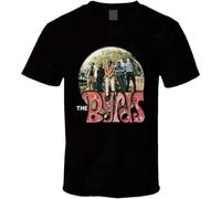 JIA YU HAO The Byrds Band Vintage Standard Unisex 100% Cotton Short-Sleeve T-Shirts Black XXXL