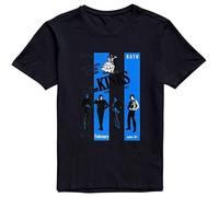 JIA YU HAO The Kinks Unisex 100% Cotton Short-Sleeve T-Shirts Black XXXL
