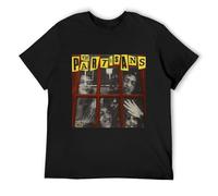 JIA YU HAO The PARTISANS Unisex 100% Cotton Short-Sleeve T-Shirts Black XL