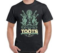 JIA YU HAO Toots and The Maytals Reggae Music Unisex 100% Cotton Short-Sleeve T-Shirts Black XL