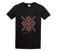 JIA YU HAO Vampire Knight Hunter Symbol Cartoon Merchandise Unisex 100% Cotton Short-Sleeve T-Shirts Black S