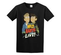 JIA YU HAO Youth'S Wild Kratts Unisex 100% Cotton Short-Sleeve T-Shirts Black XXXL