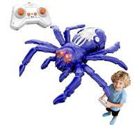 JIABAOZ Araña Teledirigida Juguetes Niños Niñas 4-12 Años, Escalando Paredes, Arrastrándose por El Suelo, con Un Aspecto De Realista, Regalo Niños Juegos (Araña)