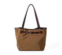 JIABAOZ Bolso Mujer, Grande Shopper Para Universitarias Uni Oficina Trabajo,en Materiales Reciclados,Handbags for Women,Profesora Bolsos Tote Bag Portadocumentos Bolsa De Hombro (Caqui)