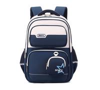 JIABAOZ Mochila Escolar Niña Adolescente, Mochila Ergonómica Ligera para Primaria y Secundaria 1º-9º Curso, Mochilas Aesthetic para Niñas y Niños, Colegio y Uso Diario (Blue)