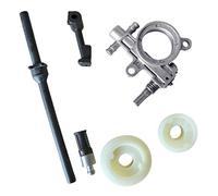 JIACUO Bomba de Aceite Filtro Tubo Manguera Línea Gusano Kit para Chino 25CC 2500 Motosierra Repuesto