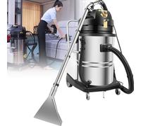 JIADUOFU Limpiadora de alfombras Comercial, 2100 W, 60 L/15,8 galones, Profesional, 3 en 1, con pulverizador, Cepillo para Suelos, aspiradora, Lavadora, portátil.