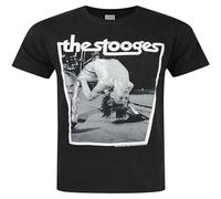 Jiaggoyrx Iggy Pop and The Stooges Men Camiseta, Negro , M