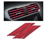 JIAHAI 20 Piezas Tira Decorativa Salida de Aire para Coche para Citroen C3-XR 2019-2023, Tiras Decorativas para Rejilla de Ventilación, Fácil de Cortar