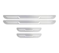 JIAHAI 4 Piezas Acero Inoxidable Protector Umbral para Citroen C3-XR 2019-2023, Moldura del Umbral de La Puerta del Coche, Protector Umbral Puerta,Silver