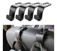 JIAHAI 4 Piezas Ganchos para Asiento de Coche para Alfa Romeo Spider Giulia Giulietta 147 159 4c 8c Mito GTV, Ganchos para Reposacabezas de Coche, para Bolsos,Bolsas de la Compra y Ropa