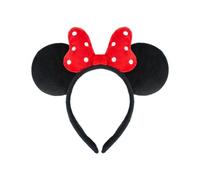 JIAHANG Diadema de terciopelo 3D, diadema con orejas de ratón y lentejuelas, disfraz para mujeres y niñas