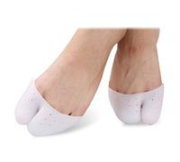 JIAHAO 1 par de almohadillas de gel de silicona suave para pies protectores de almohadillas para los dedos del pie, alivio del dolor, herramientas de cuidado, zapatos de ballet