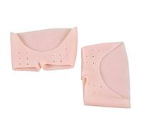 JIAHAO 1 par de fundas protectoras para dedos del pie, correctoras de agujeros suaves para evitar callos callos y ampollas