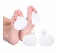 JIAHAO 2 Pares Almohadillas de antepié de gel para aliviar el dolor instantáneo - Cojín de bola de pie para tacones altos, ampollas y dolor metatarsiano