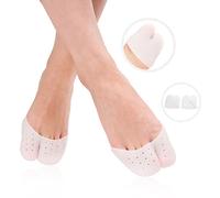 JIAHAO - Almohadilla de antepié caliente con separadores de dedos de gel, para absorción de impactos y alivio del dolor, metatarsal evita callos y Bunion (1 par)