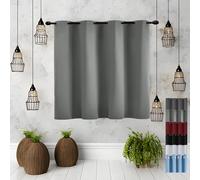 JIAHAO Cortinas Opacas 110 x 190 cm Alta Durabilidad Cortinas Resistentes Adaptable a Cualquier Espacio para Todo Tipo de Habitaciones, Gris Claro