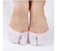 JIAHAO HOT 2 Pares Almohadillas de Gel de Silicona Suave Almohadillas Almohadillas Protector de Pies Pies Alivio del Dolor Herramientas de Cuidado del Pies Zapatos de Ballet