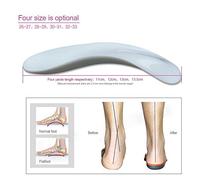 JIAHAO - Plantillas para zapatos ortopédicos para niños, 1 par, 12 cm