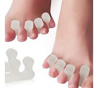 JIAHAO Separadores de dedos para alivio del dolor, alisamiento de los dedos, alivio de juanetes y fortalecimiento de los pies