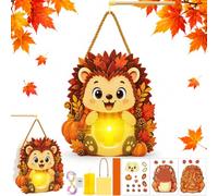 Jiahuade Faroles de otoño para manualidades, linterna de San Martín | Farol St Martin, portavelas de otoño para manualidades con varilla, ideal para el próximo farolillo