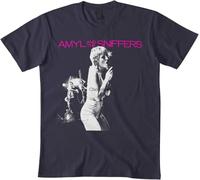 JIAJIAHONG Men's Amyl and The Sniffers t-Shirt bl Black Size M