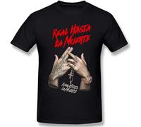 JIAJIAHONG Men's Anuel AA Summer Short Sleeve T-Shirt Size M